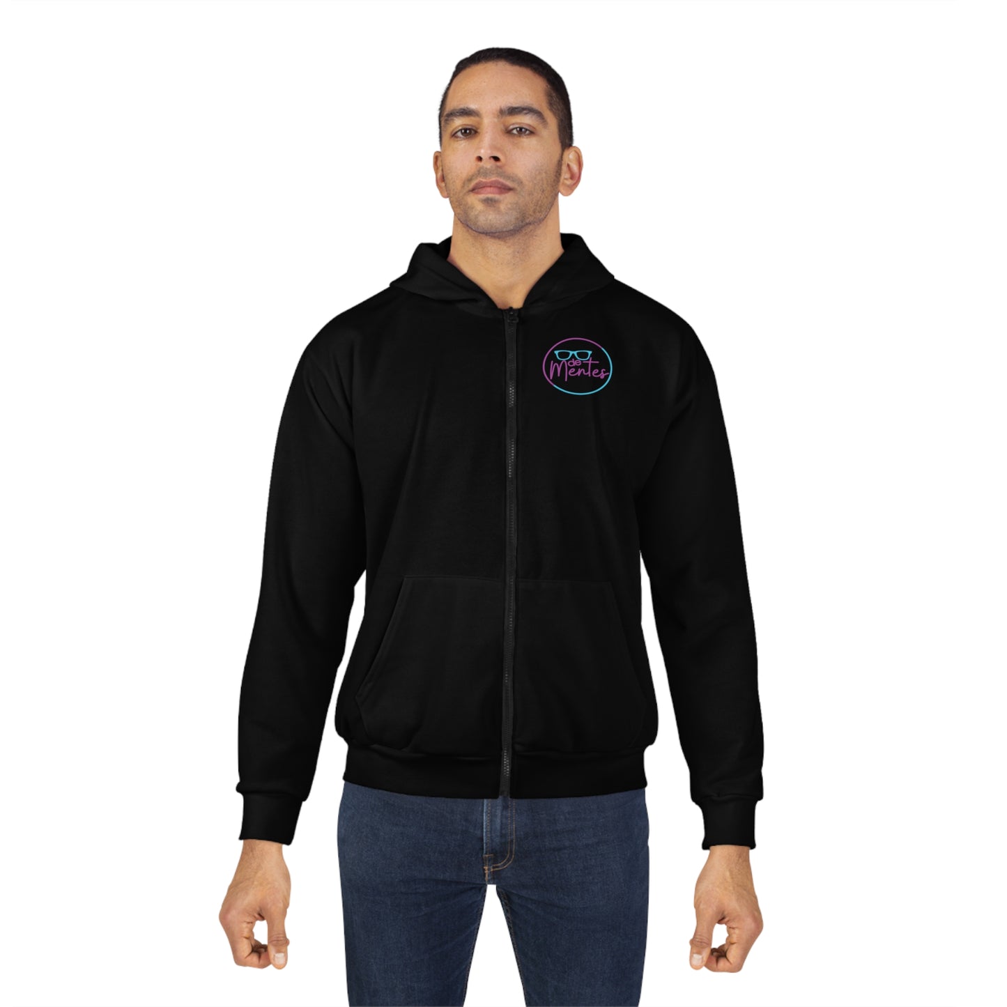 Par de Mentes Unisex Zip Hoodie (AOP)