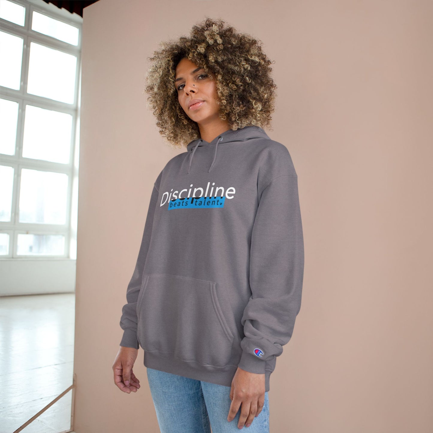 Discipline Beats Talent Hoodie — Motivational Champion Pullover