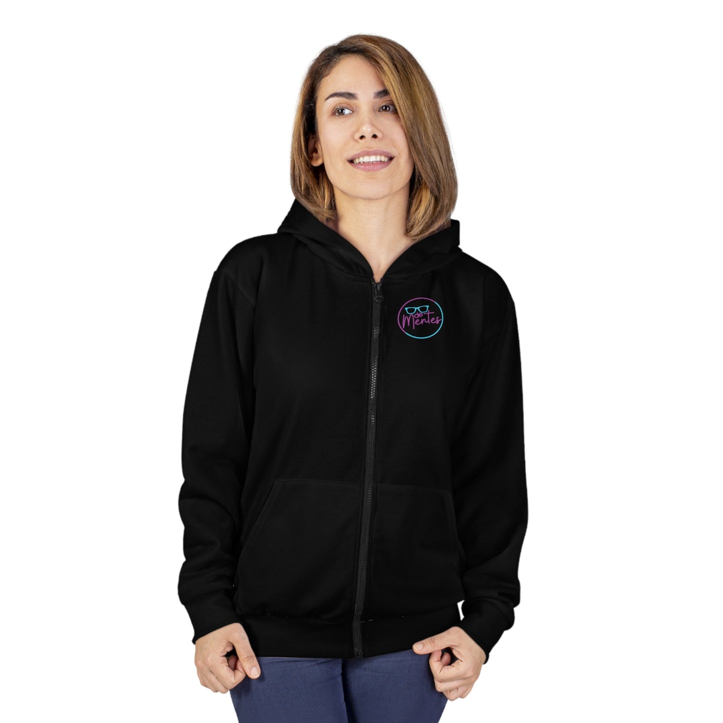 Par de Mentes Unisex Zip Hoodie (AOP)