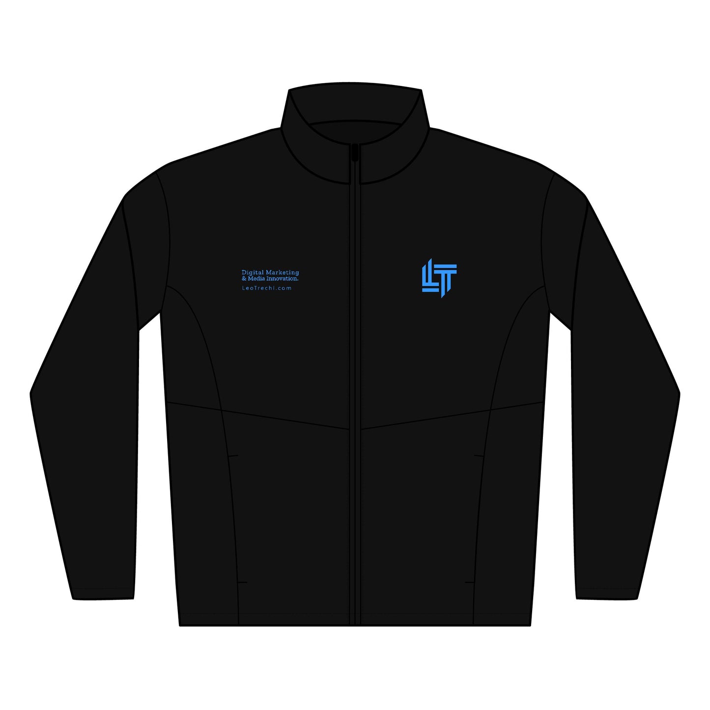 Men's Embroidered Soft Shell Jacket — LT Logo Lightweight Windbreaker