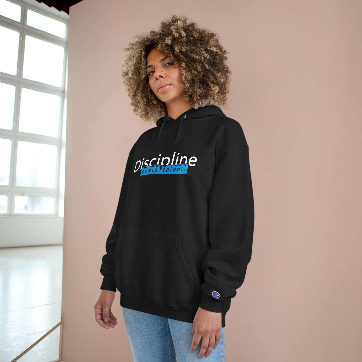 Discipline Beats Talent Hoodie — Motivational Champion Pullover