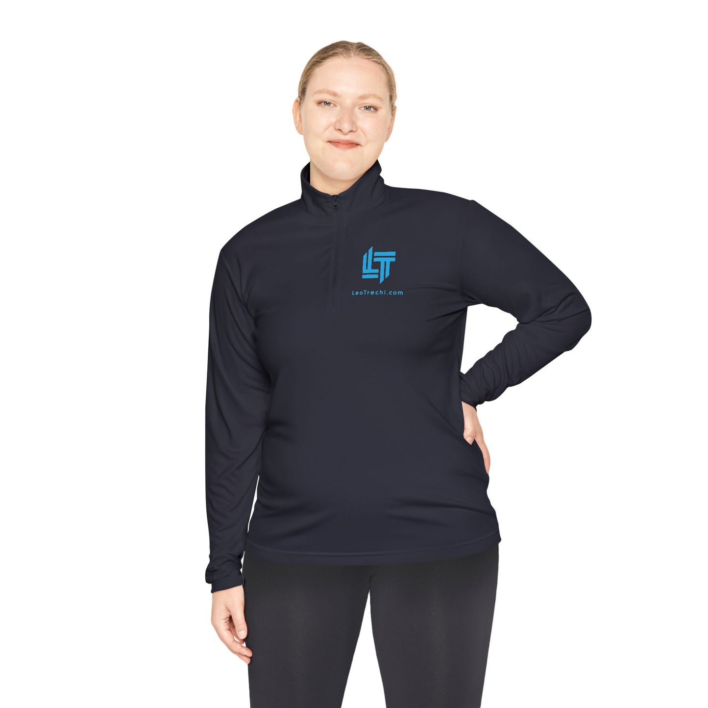 Quarter-Zip Pullover — Light Tech Logo Performance Pullover