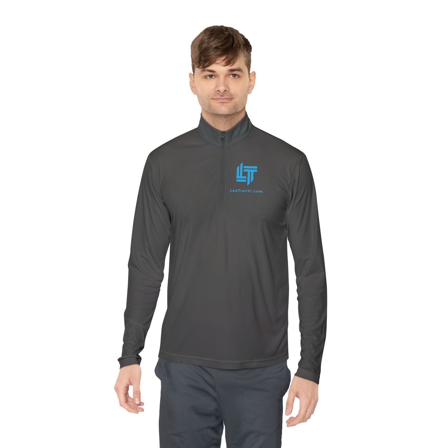 Quarter-Zip Pullover — Light Tech Logo Performance Pullover
