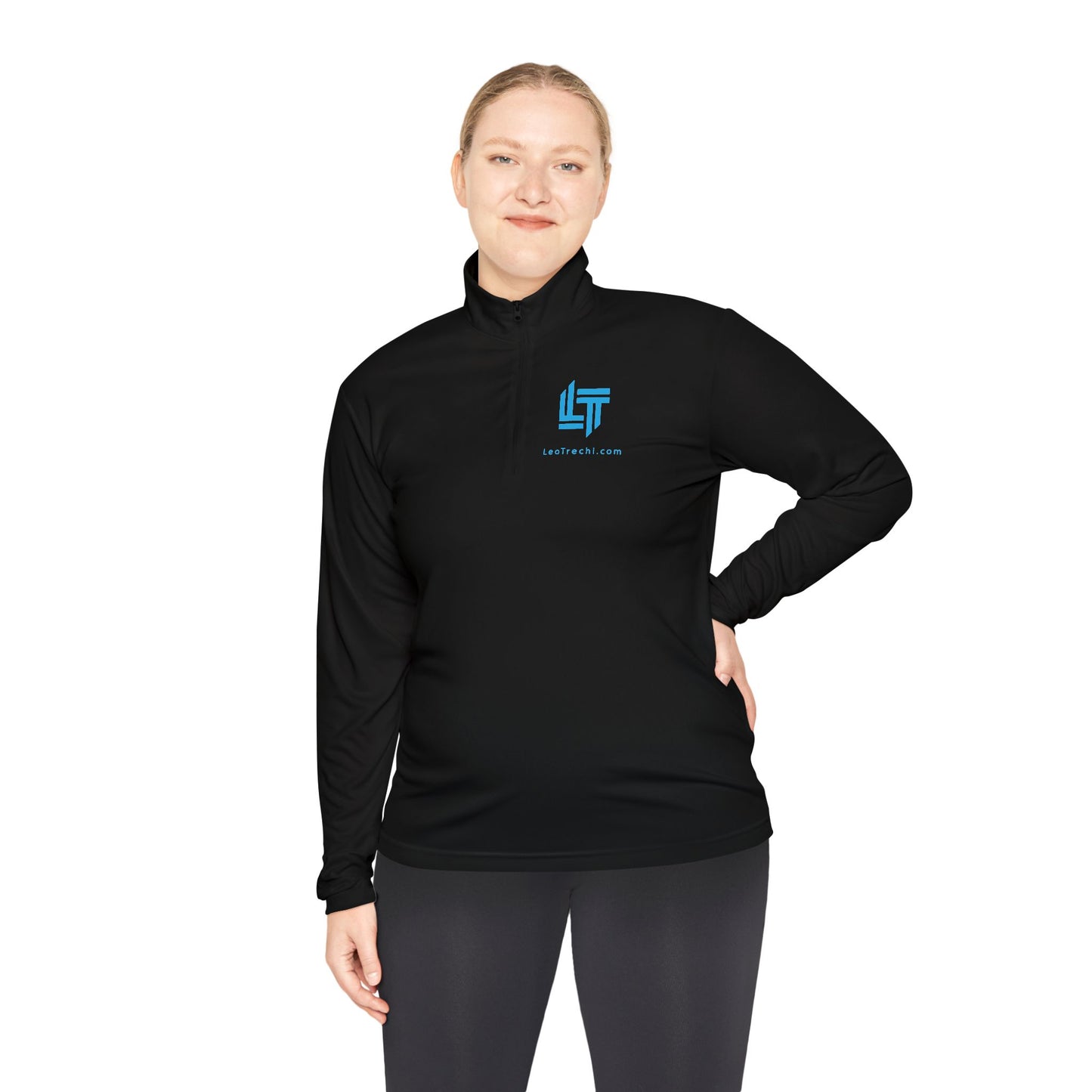 Quarter-Zip Pullover — Light Tech Logo Performance Pullover