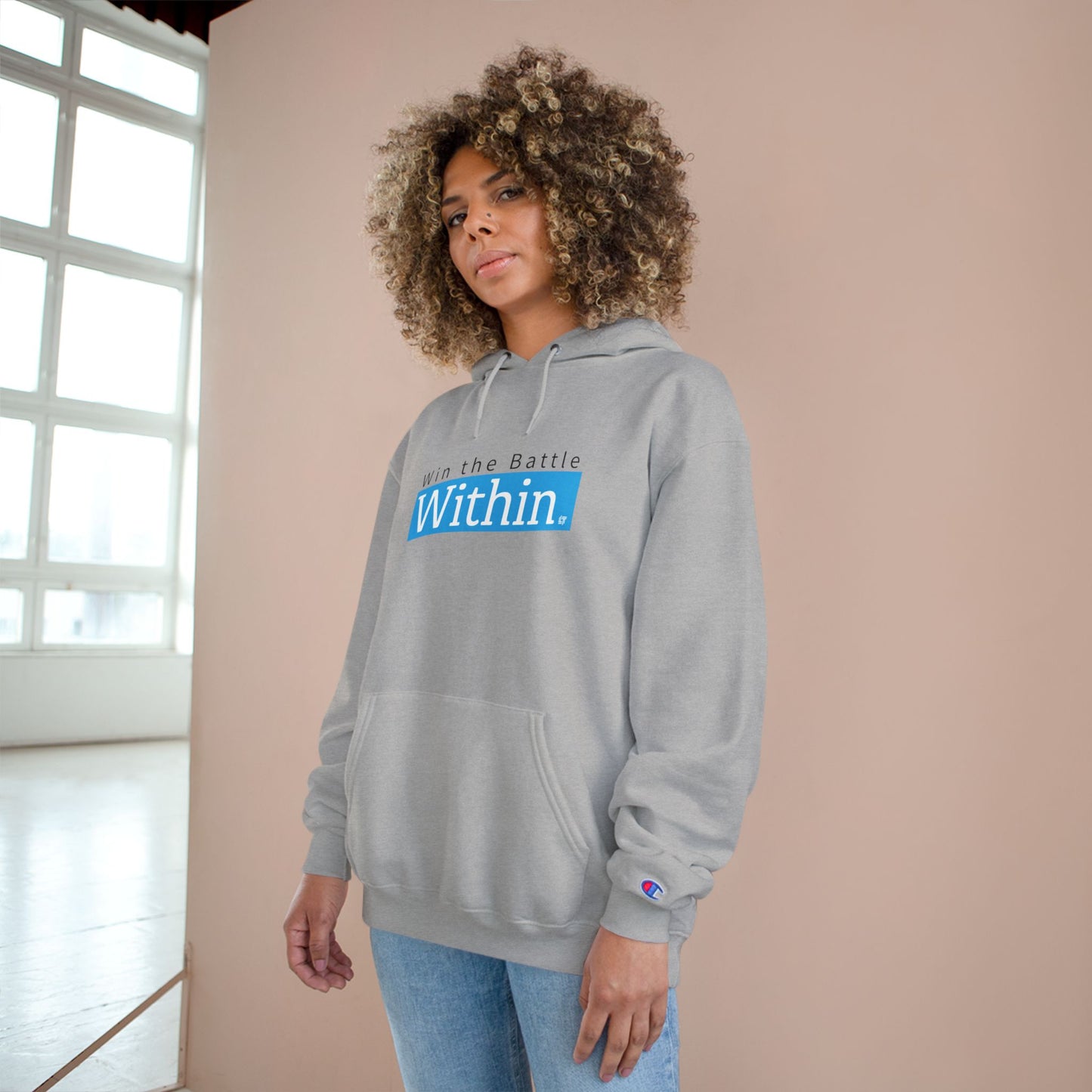 Within. Hoodie – "Win the Battle Within" Inspirational Champion Hoodie