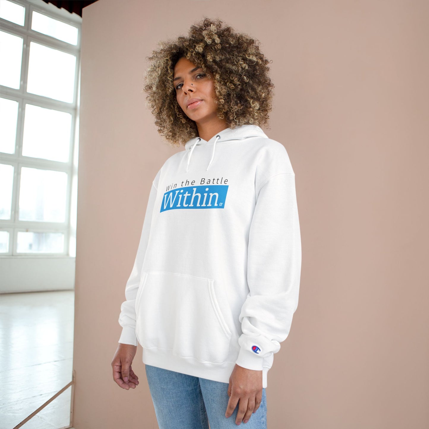 Within. Hoodie – "Win the Battle Within" Inspirational Champion Hoodie