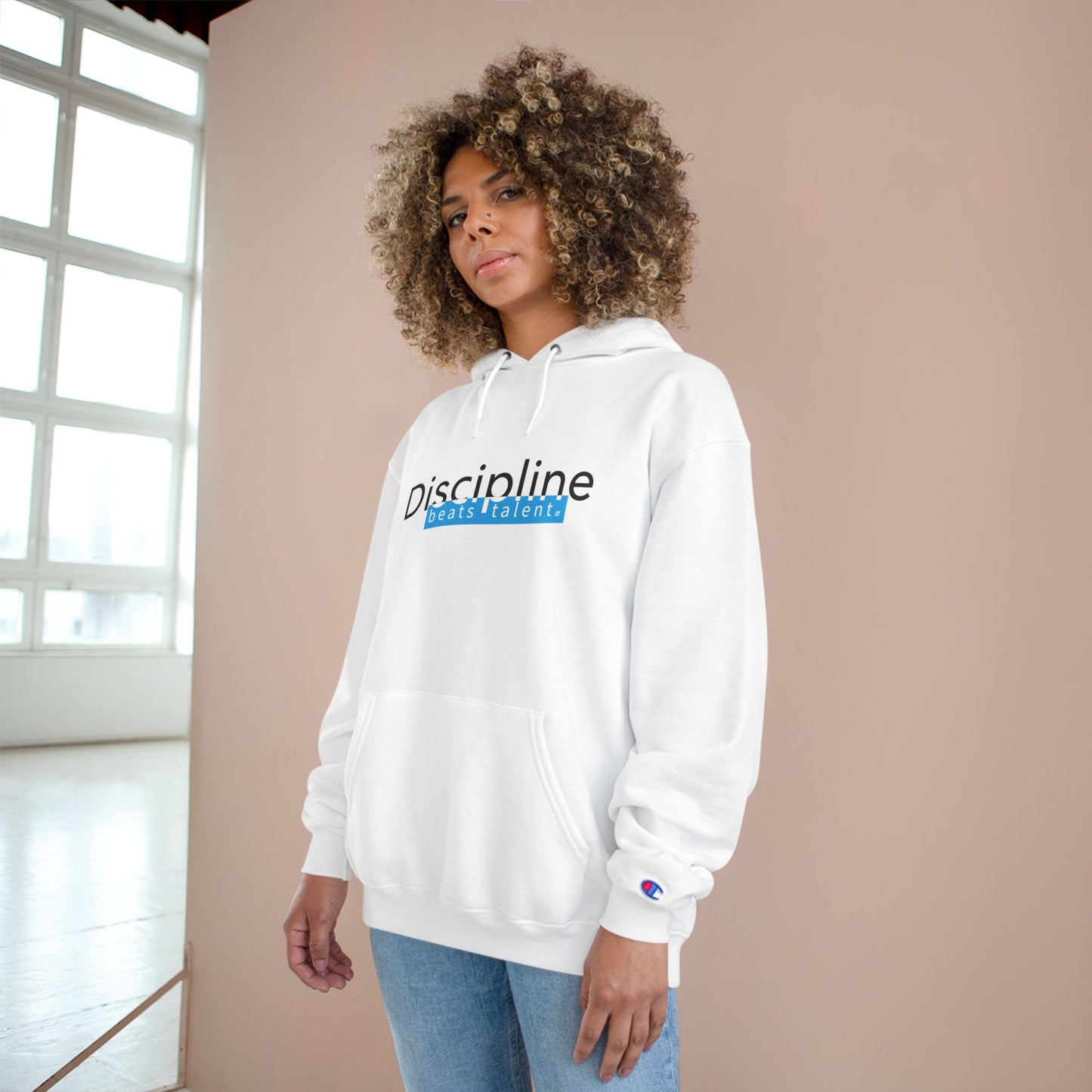 Discipline Beats Talent Hoodie — Motivational Champion Pullover