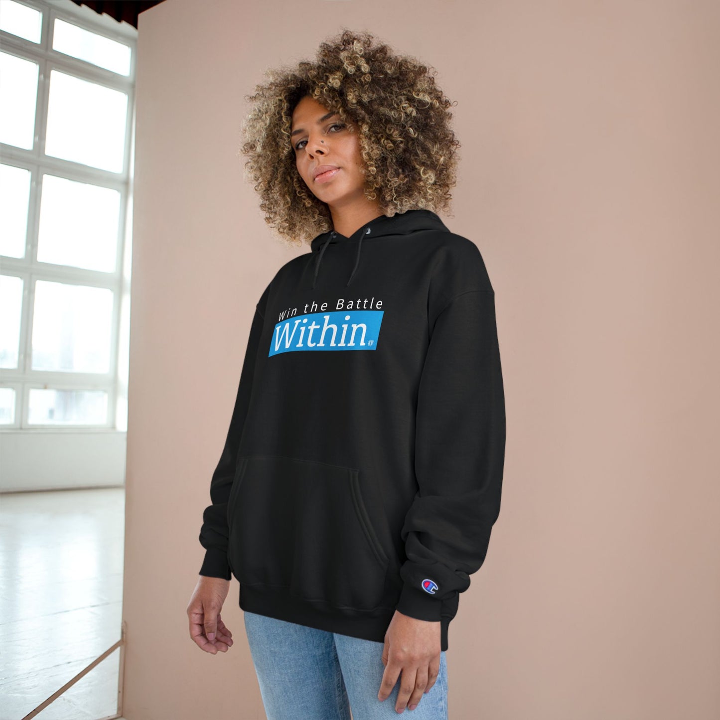 Within. Hoodie – "Win the Battle Within" Inspirational Champion Hoodie