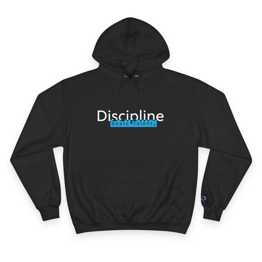 Discipline Beats Talent Hoodie — Motivational Champion Pullover