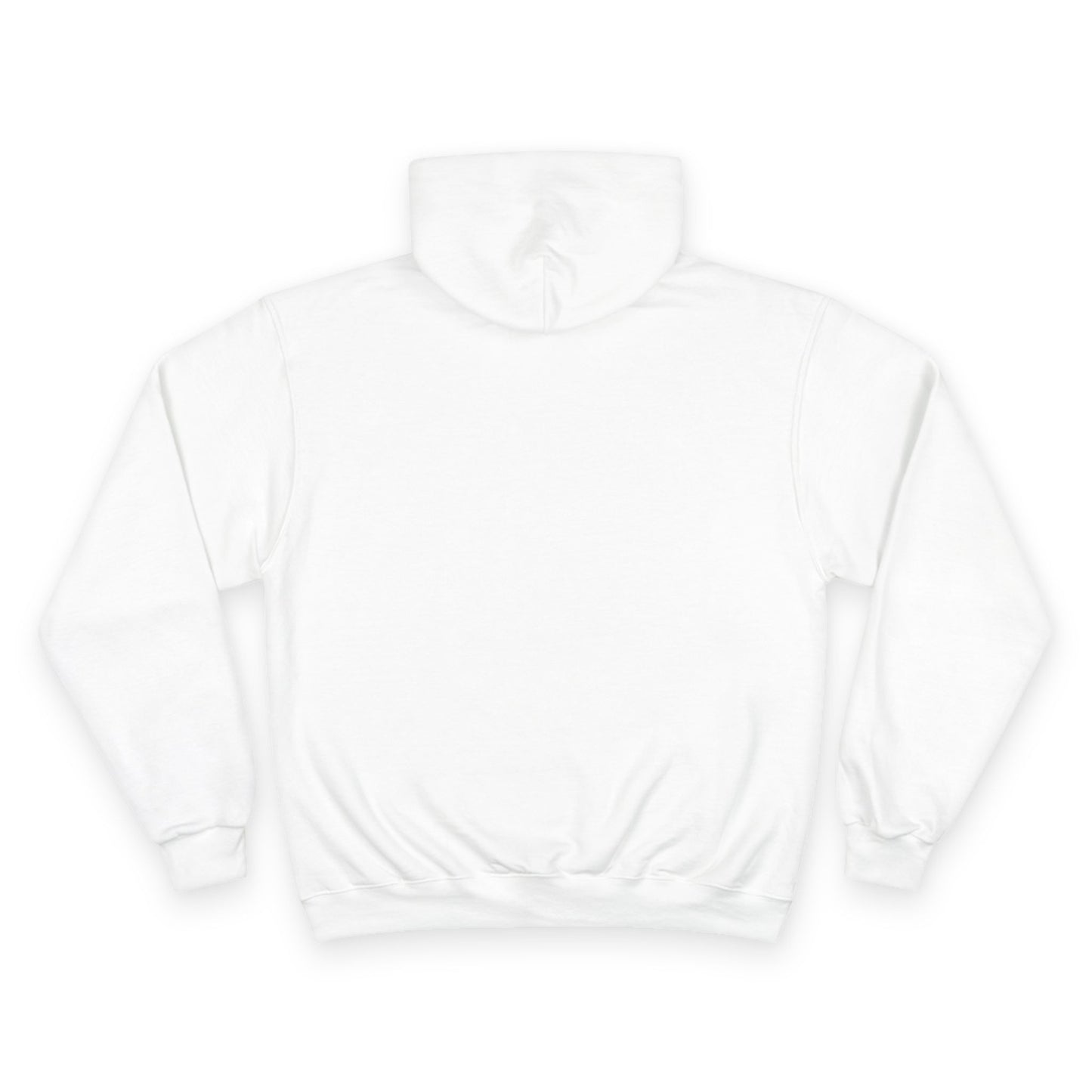 Champion Hoodie — Minimal "HERE" Logo Hoodie (White)