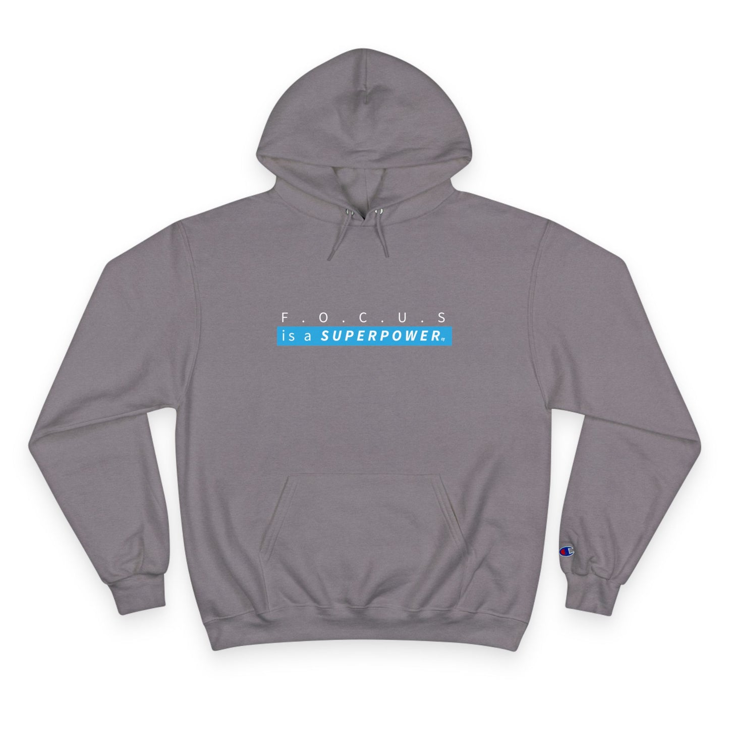 Hoodie — "Focus Is a Superpower" Motivational Champion Hoodie