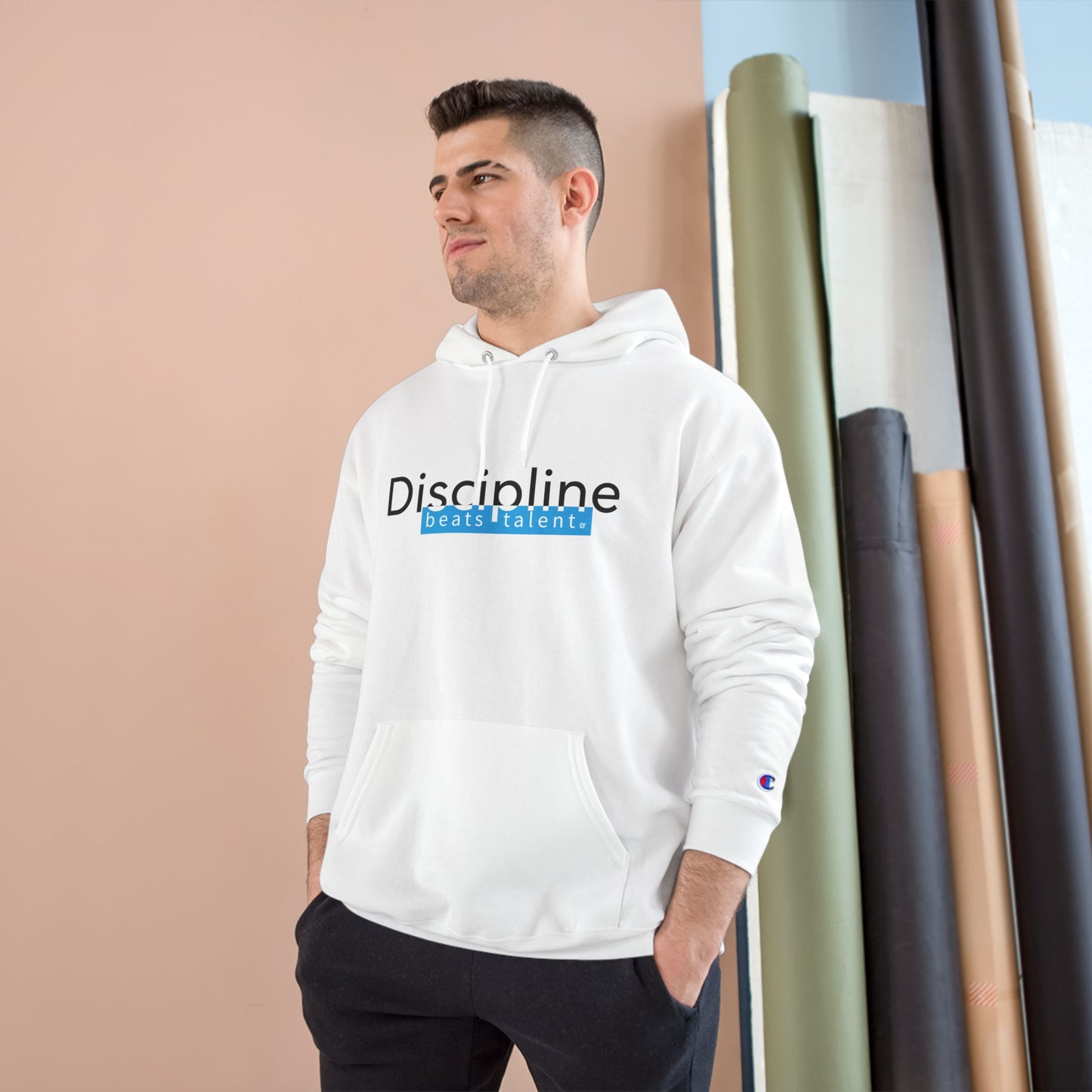 Discipline Beats Talent Hoodie — Motivational Champion Pullover