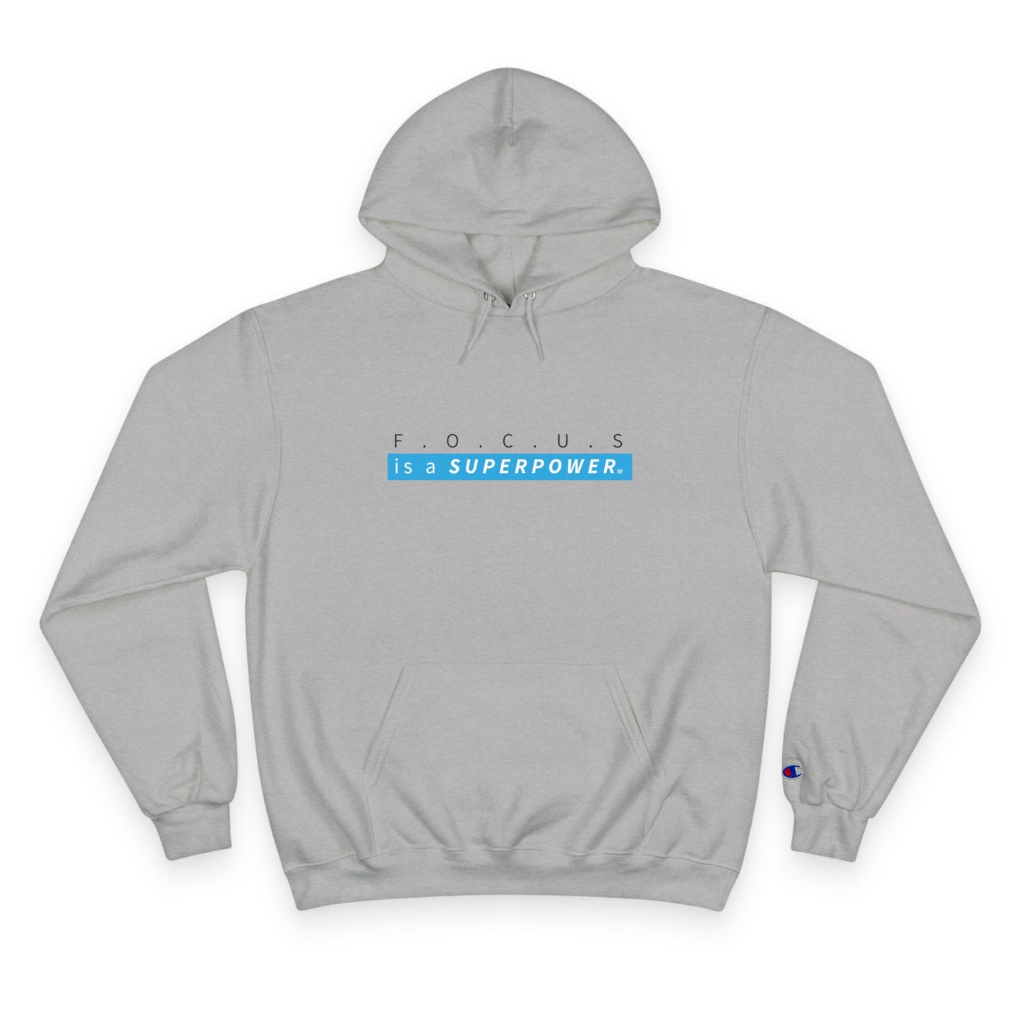Hoodie — "Focus Is a Superpower" Motivational Champion Hoodie