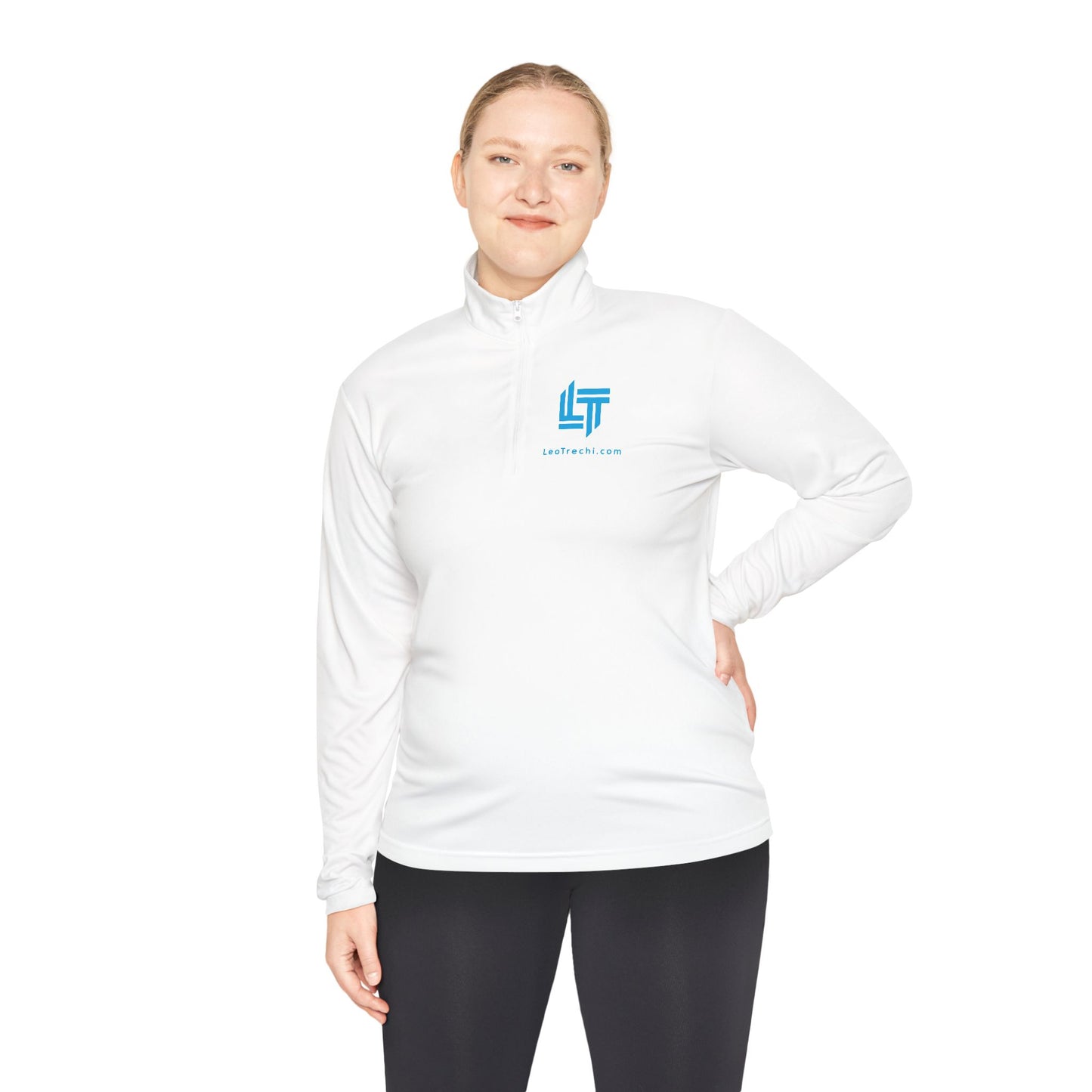 Quarter-Zip Pullover — Light Tech Logo Performance Pullover