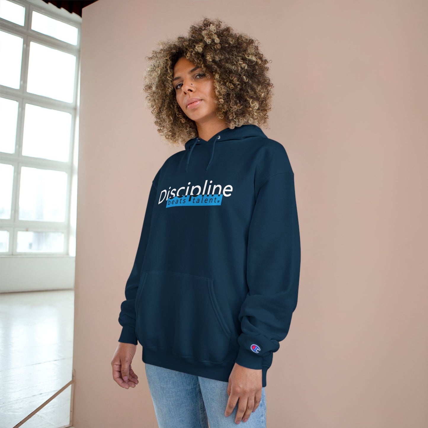Discipline Beats Talent Hoodie — Motivational Champion Pullover