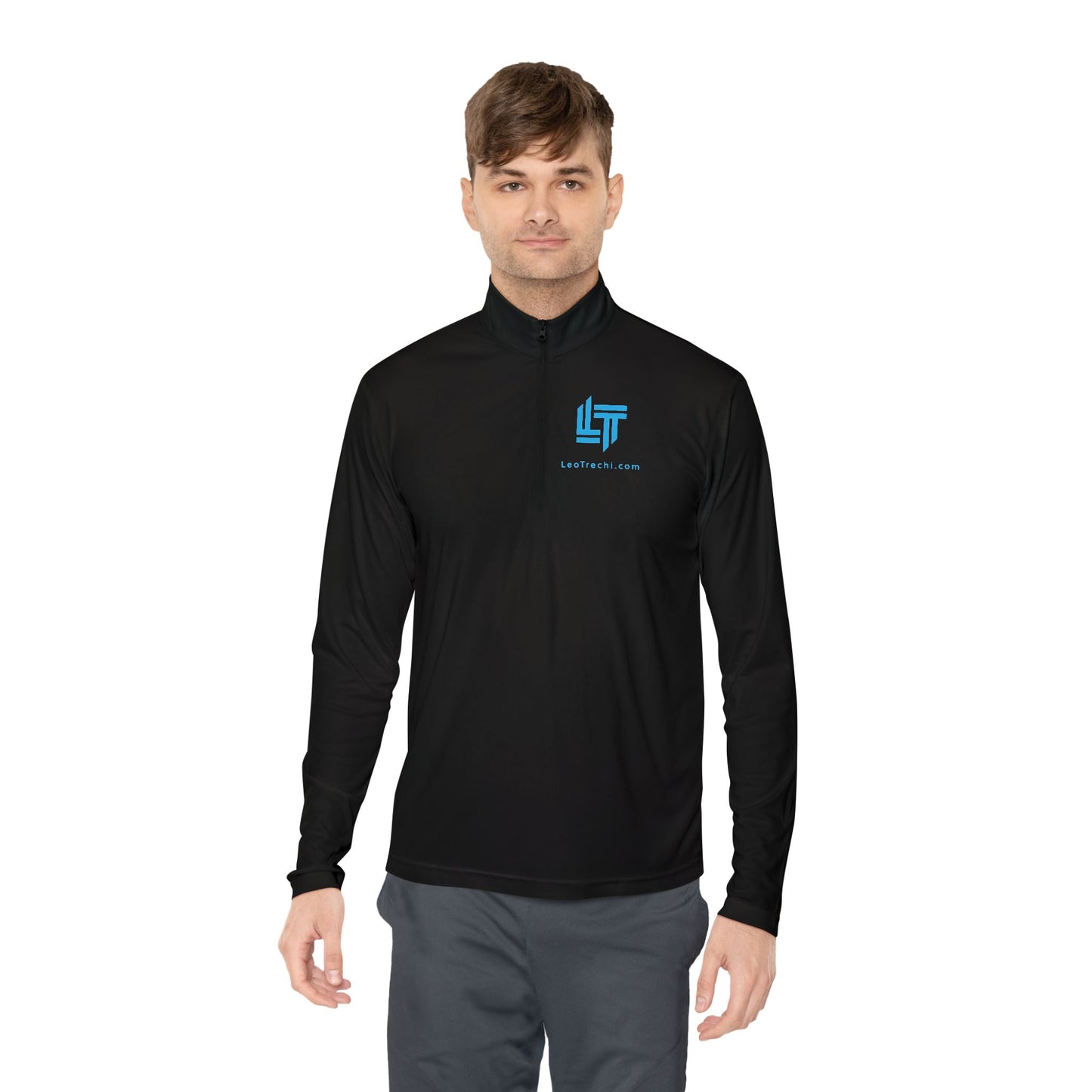 Quarter-Zip Pullover — Light Tech Logo Performance Pullover
